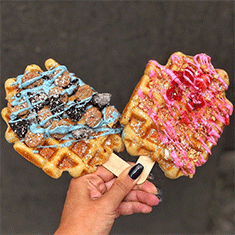 Waffle pops